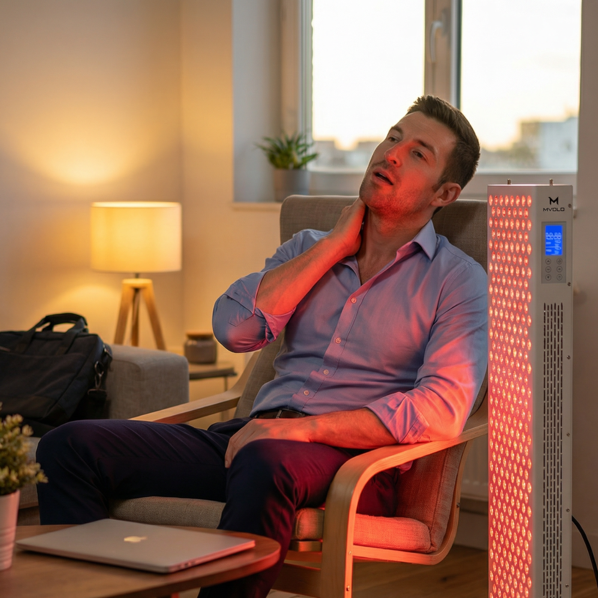 Roodlichttherapie bij stress: hoe infraroodwarmte en avondverlichting je helpen om natuurlijk uit te schakelen