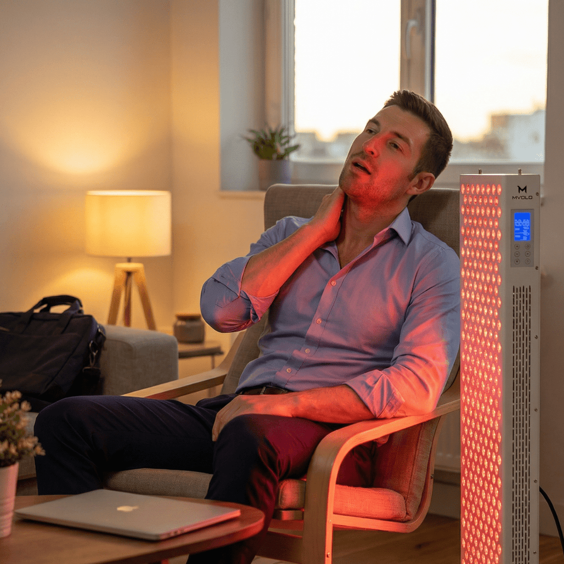 Red Light Therapy for Stress: How Infrared Heat and Evening Lighting Help You Switch Off Naturally - Mvolo