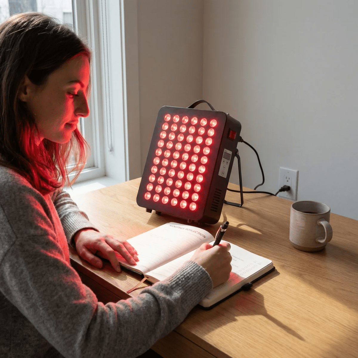 Rode Lamp voor Studio en Thuis | Premium Verlichting en Sfeer – Mvolo