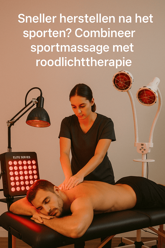 Sneller herstellen na het sporten? Combineer sportmassage met roodlichttherapie - Mvolo