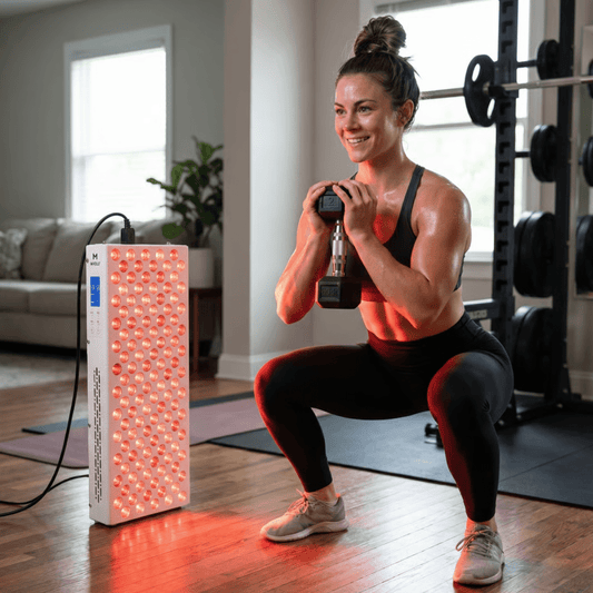 Spierherstel en sportprestaties met rood licht - Mvolo