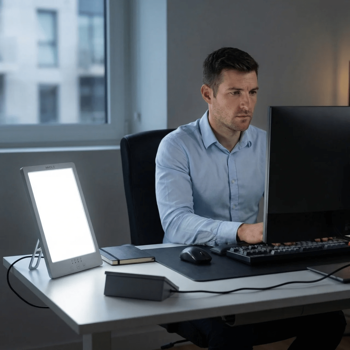 Warum Bürobeleuchtung Ihr Gehirn sabotiert und wie das richtige Lichtspektrum hilft