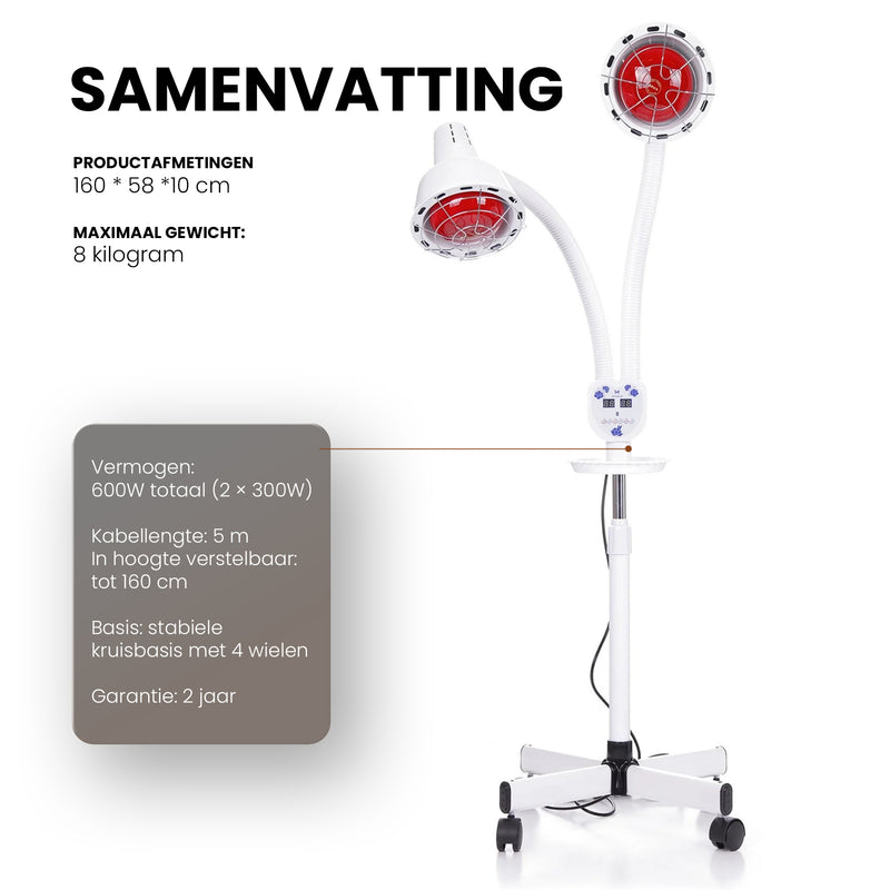 Double infrared lamp