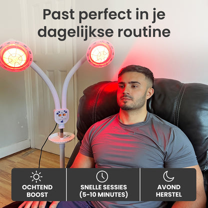 Dubbele infrarood lamp
