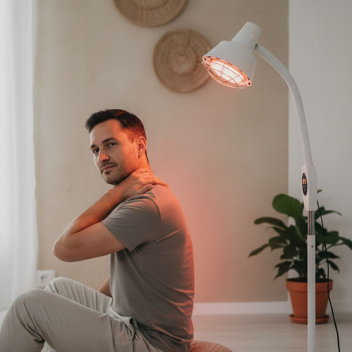 Einkopf-Infrarotlampe 