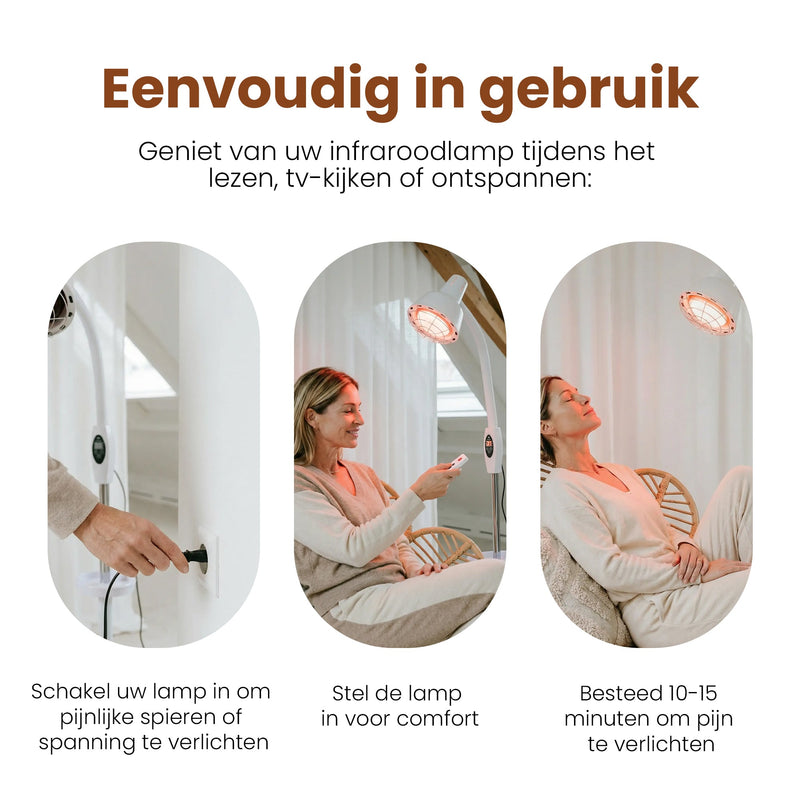 Enkele kop infraroodlamp - Mvolo