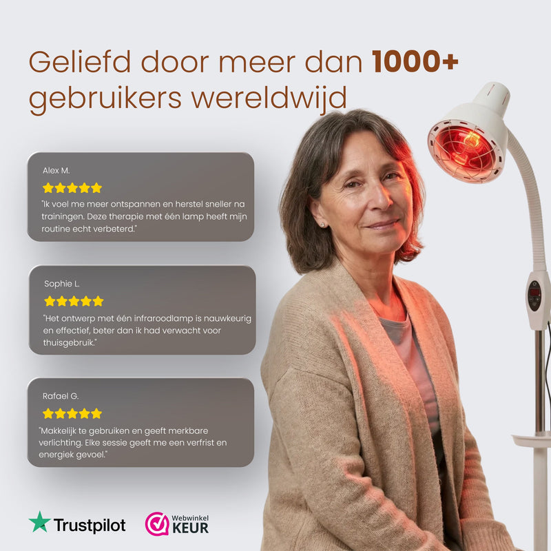 Enkele kop infraroodlamp - Mvolo