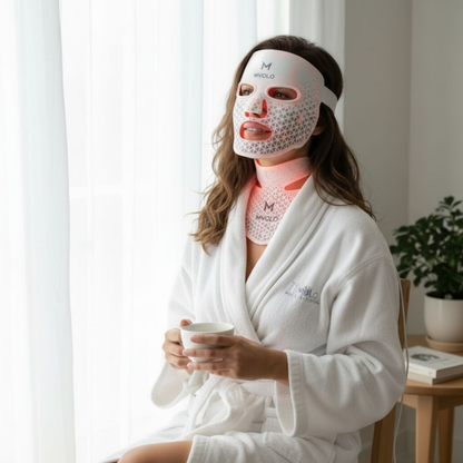 LED Face Mask + Halsmasker