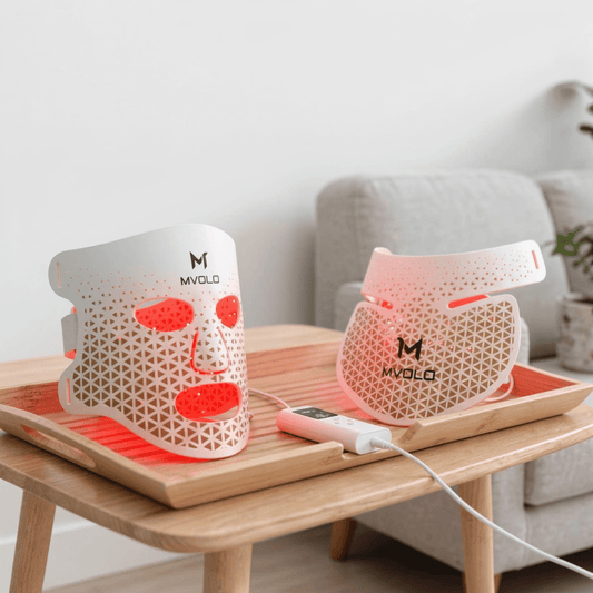 LED Face Mask + Halsmasker - Mvolo