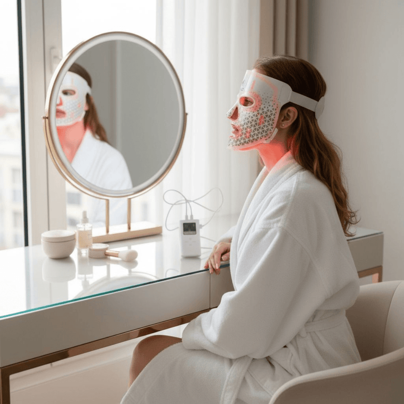 LED Face Mask + Halsmasker - Mvolo