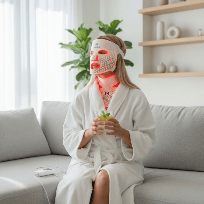 LED Face Mask + Halsmasker