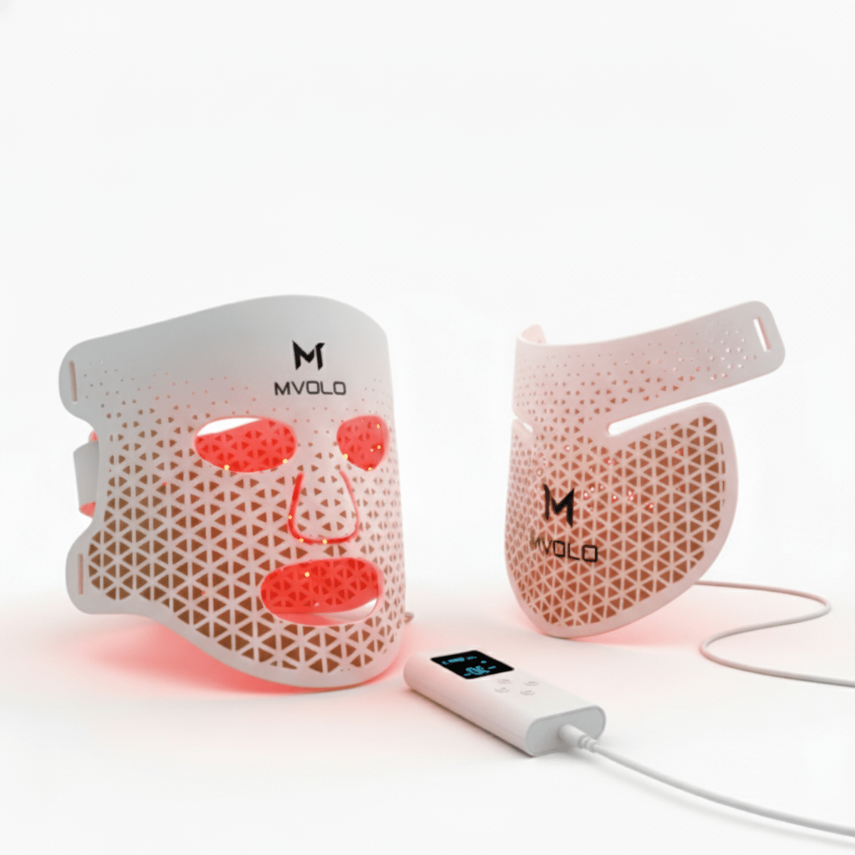 LED Face Mask + Halsmasker - Mvolo