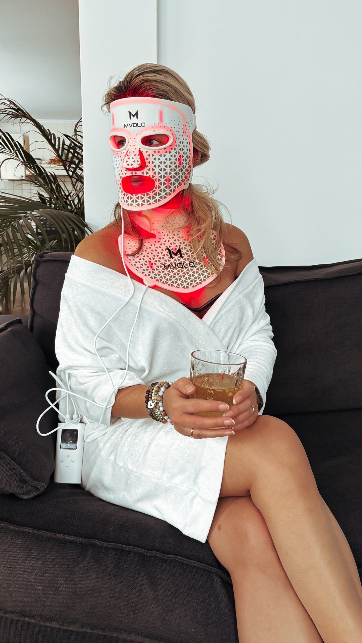 LED Face mask + nek - Mvolo