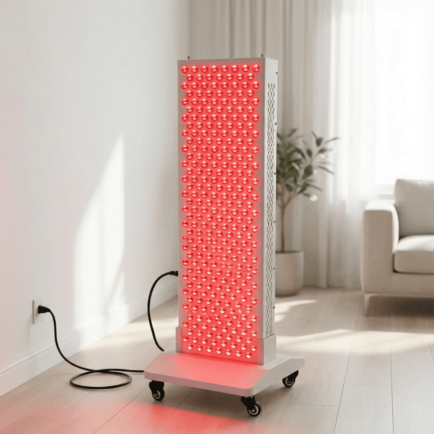 Mvolo Platinum Series 7000 levert full-body rood- en nabij-infraroodlicht met 7 golflengtes voor sneller herstel, betere doorbloeding en vitaliteit.