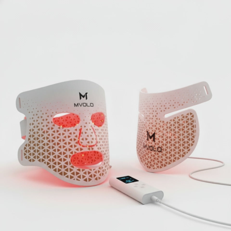 LED Gezichtsmasker met Nek voor huid en decolleté
