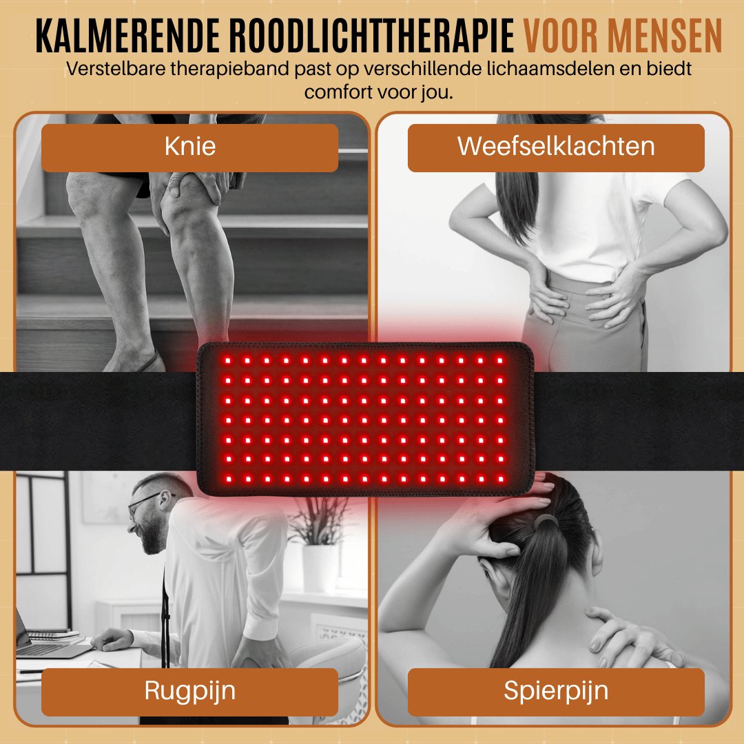 Rood Licht Therapie Rugband - Mvolo