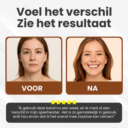 Roodlichttherapie Rugband voor Effectieve Pijnverlichting - Mvolo