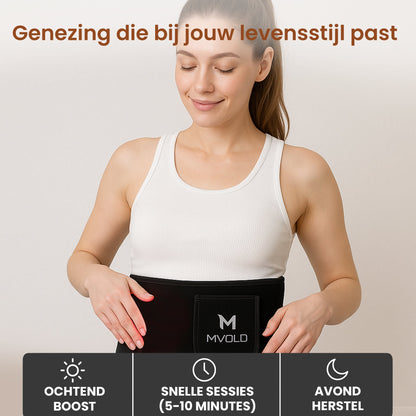 Roodlichttherapie Rugband voor Effectieve Pijnverlichting - Mvolo
