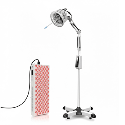 Mvolo Therapist Bundle combineert rood- en infraroodlicht met rustgevende minerale warmte om pijn te verlichten, herstel te bevorderen en mobiliteit te ondersteunen.